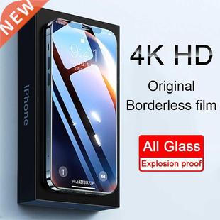 4K HD Full Cover Protective Glass on For iphone 11 12 13 PRO
