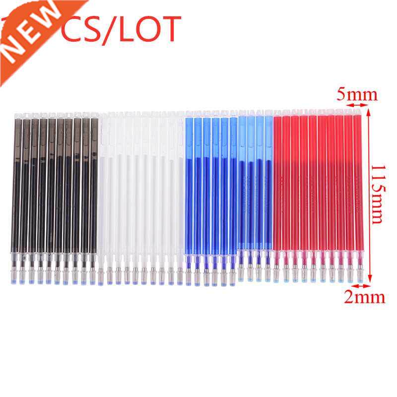 10Pcs/lot Erasable Refill Pens High Temperature Disappearing - 实物图