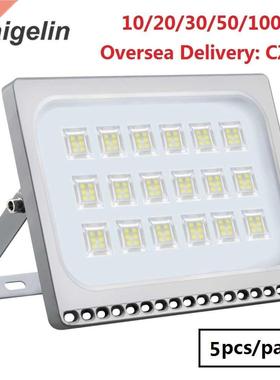 5pcs Ultrathin LED Flood Light 10W 20W 30W 50W 100W IP65
