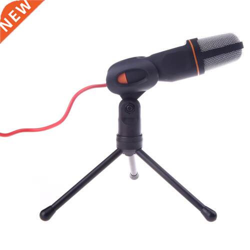 Mic Wired Condenser Microphone with Holder Clip for Chatting