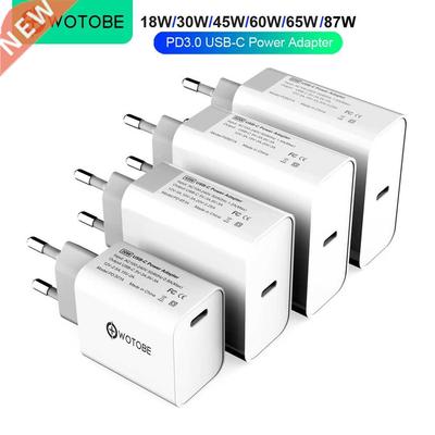 SB-C Power Adapter 18W 0W 45W 60W 65W 87W PD/QC.0 Charger