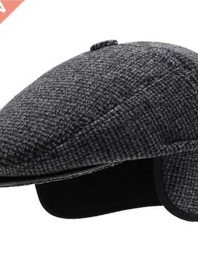 2022 Mens Womens Duckbill Cap Ivy Cap Winter Flat Cabbie New