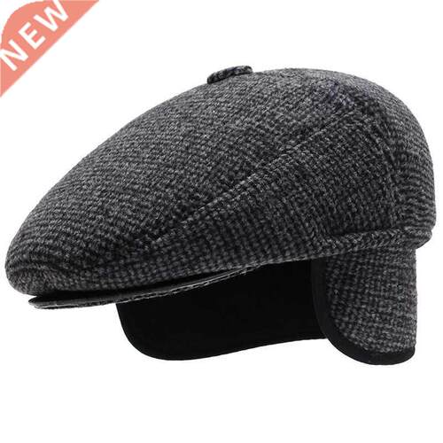 2022 Mens Womens Duckbill Cap Ivy Cap Winter Flat Cabbie New