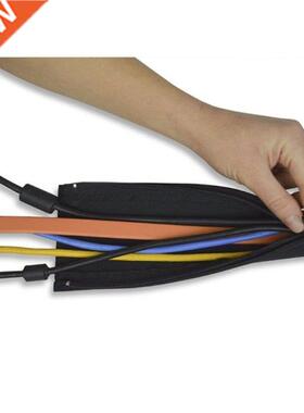 Neoprene Cable Management Sleeve Zipper Wrap Wire Hider