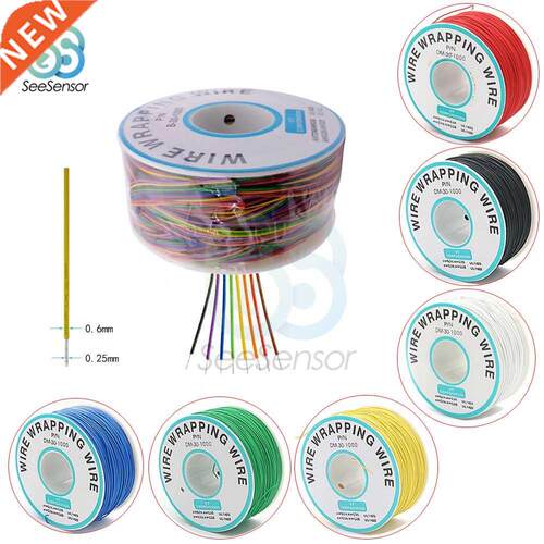250m 30AWG Flexible Wrapping Wire Cable 0.56mm Electrical Wi