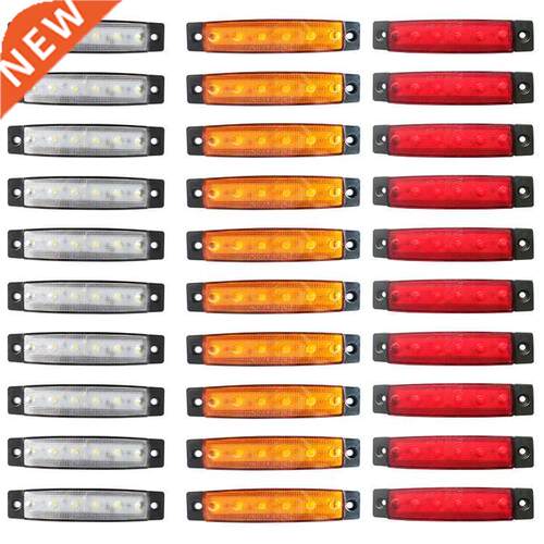 10PCS Truck Trailer Side Marker Indicators Light Car Signal