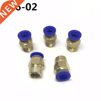 100PCS PC6-02 PC6-2 Pneumatic fitting pu in quick connecto