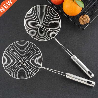 1pcs Kitchen Tools Silicone Handle Oil Pot Strainer Ladle Sk