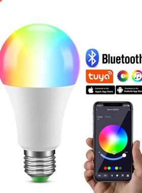 Tuya Dimmable Bluetooth LED Bulb E27 RGBW RGBWW AC85-265V LE