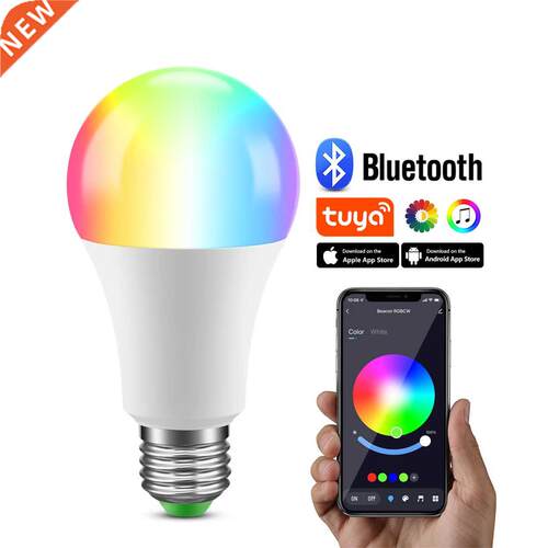 Tuya Dimmable Bluetooth LED Bulb E27 RGBW RGBWW AC85-265V LE