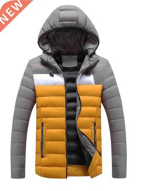 2022 Men Winter Jcket Csul Down Wrm Hooded Cots Mens F