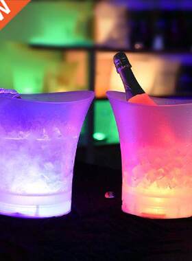 LED Light Up New Waterproof Plastic LED Ice ucket 5L