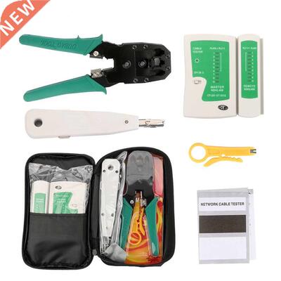 RJ45 Crimper Ethernet Network Cble Trcker LN Tester Tool
