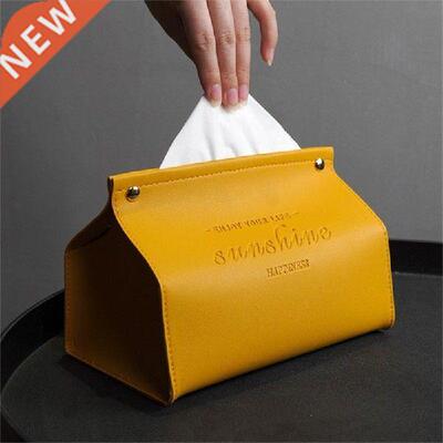 Leather Tissue Box Napkin Holder Car Ecoco Pumping Toilet