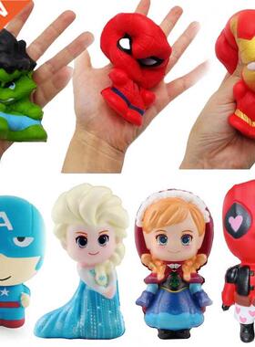 Marvel Super Hero Popping Squishy Squish Fidget Toys Spiderm