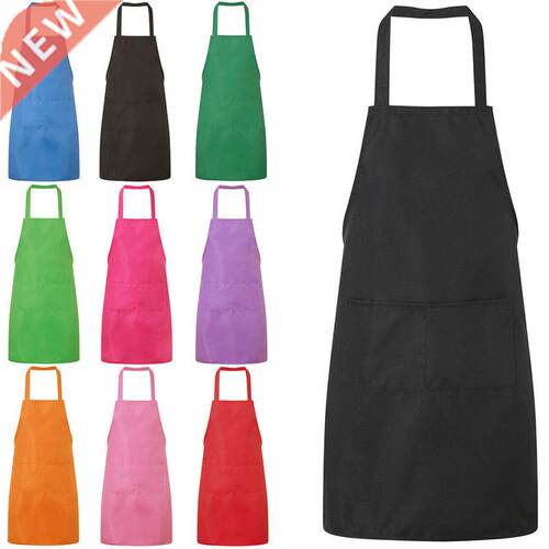 2021 New Fashion Unisex Work Apron For Men Canvas Black Apro