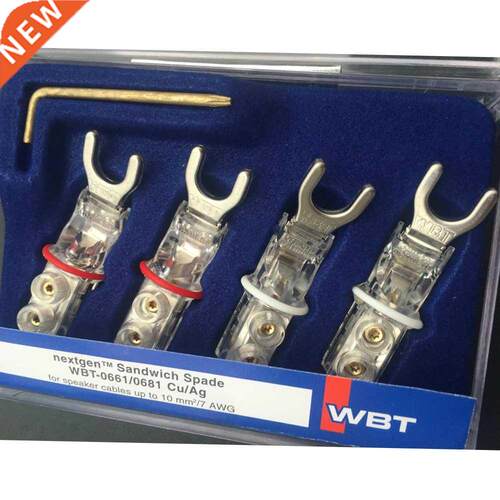 Hi-end WBT-0681 AG Silver Y Spe Plug Free Welding Y Connec