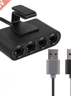 4 Ports GC Controllers USB Adapter Converter Gamecube Contro