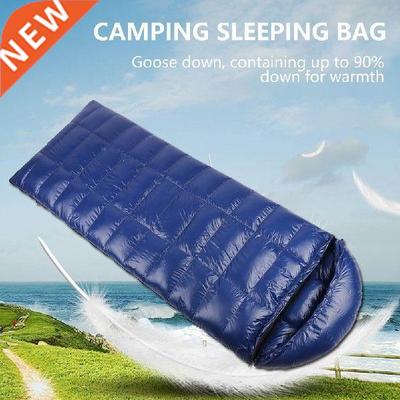 Camping Sleeping Bag Ultralight Waterproof Goose Down Warm