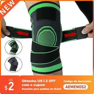 1PC Sports Kneepad Men Pressurized Elastic Knee Pads Support