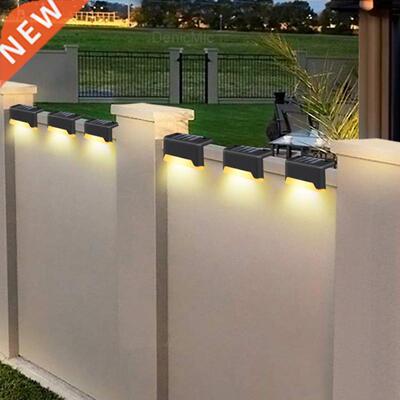 1/4/8 Pcs Solar Lamp For Garden Christmas Decor Step Stair W