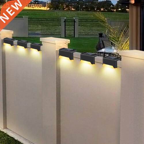 1/4/8 Pcs Solar Lamp For Garden Christmas Decor Step Stair W