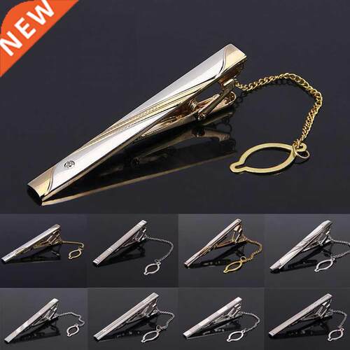 New Silvery Tie Clip For Men Classic Meter Tie Clips Alloy T