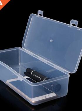 Rectangular Plastic Clear Storage Box Jewelry Container