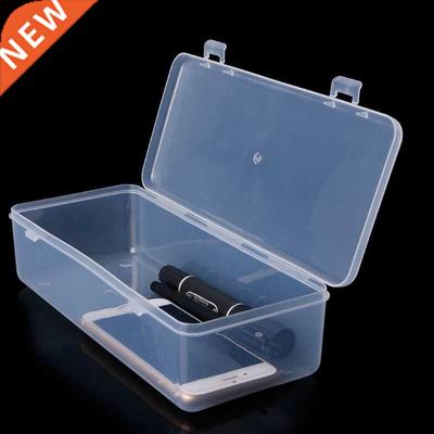 Rectangular Plastic Clear Storage Box Jewelry Container