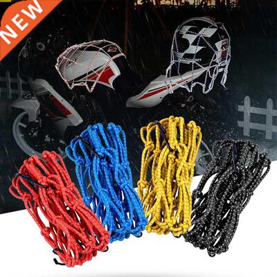 New Reflective Moto Helmet Mesh Net Motorcycle Luggage Net P