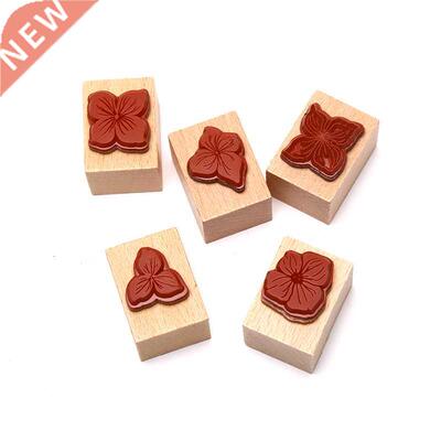 Vintage Plant Flowers Wooden Stamp  Decorator Scrapbook W