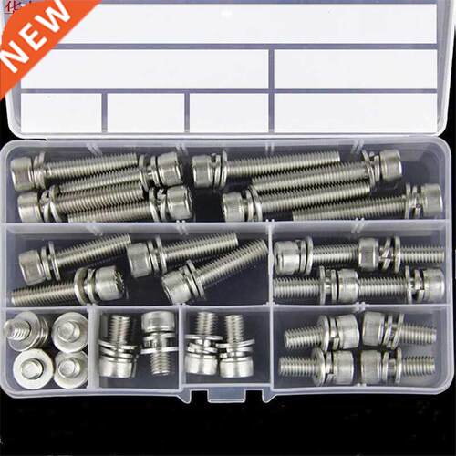28pcs M8 Hex Socket Knurled Cap Head Screw 304 Stainless Ste