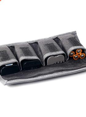 Besegad 4-Slots DSLR Battery Bag Portable Camera Battery Car