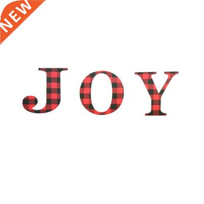 Wooden Christmas Letter Sign Wall Hanging Wood Decorative