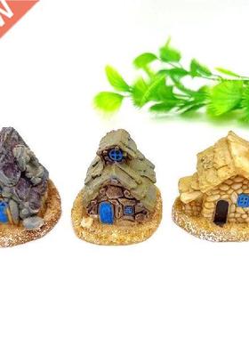 Small esin House Decoation Fish Aquaium Deco Atificial