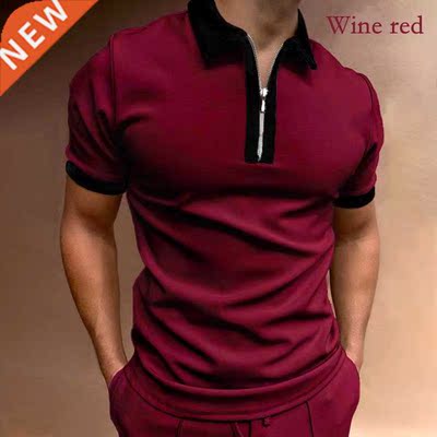 Hot Sale Solid Shirts Men Short Sleeve T-shirts Sreetwear Me
