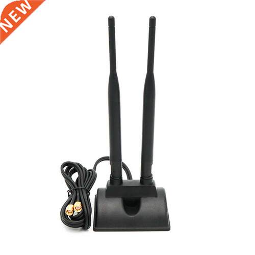 Dual Band WiFi Router Dual RP-SMA Male Signal Booster Antenn