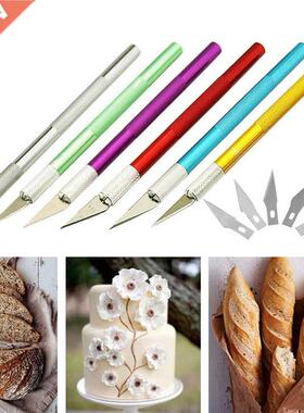 Sculpting Gum Paste Carving Baking Pastry Tools 6pcs Blades