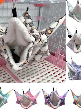 Hammock For Rats Double Thick Plush Warm Bed For Hamster Hou