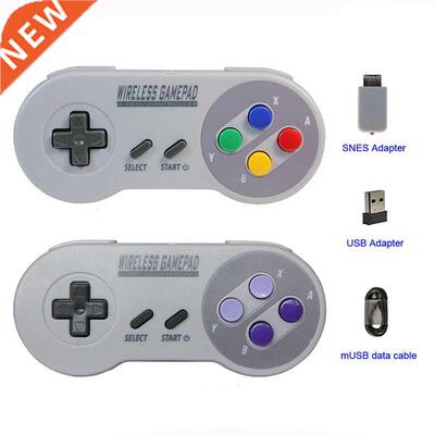 Wireless Gamepads 2.4GHZ Joypad Joystick Controller for SNES