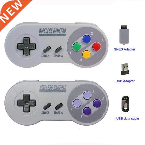 Wireless Gamepads 2.4GHZ Joypad Joystick Controller for SNES