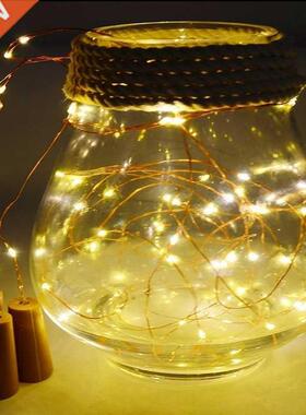 1m/2m Cork Shaped String Light Bottle Stopper Copper wire