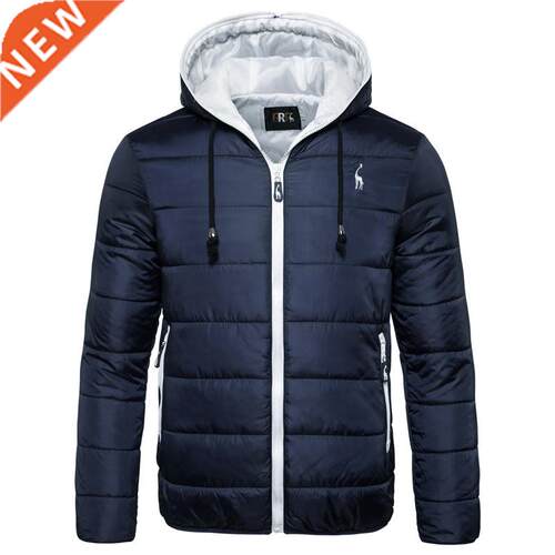 2020 New Waterproof Winter Jacket Men Hoodied Parka Men Warm