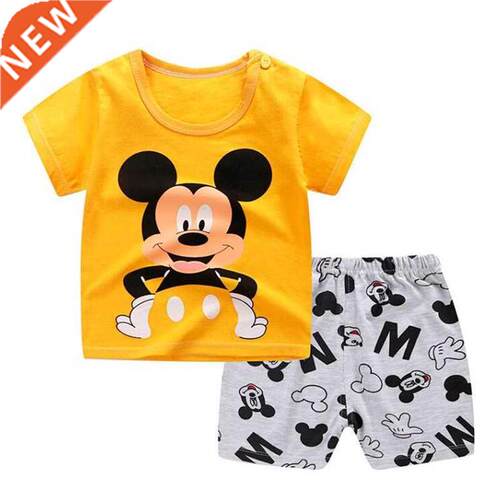 Brand Designer Cartoon Clothing Mickey Mouse Baby Boy Ser