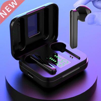 New V5.0 TWS Wireless Bluetooth-compatible Headphone LED Dis