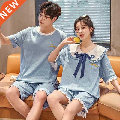 Couples Matching Pajamas Set Cute Cartoon Anime Sleepwear Su