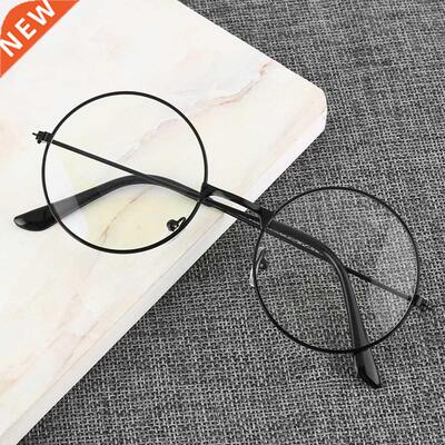 Retro Round Frame Anti-blue Radiation Glasses Ultralight Men