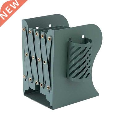 K1KF Metal Adjustable Bookends Pattern Engraved Book Stands