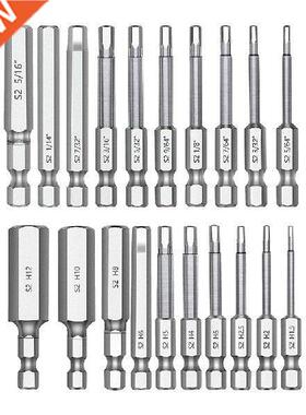20PCS Hi-Spec Hexagonal Bit Combination Chrome-plated Weak
