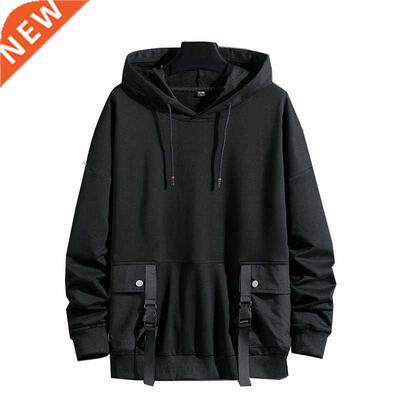 Pullover Hoodies Men/Women Casual Hooded Black Ribbons 2022
